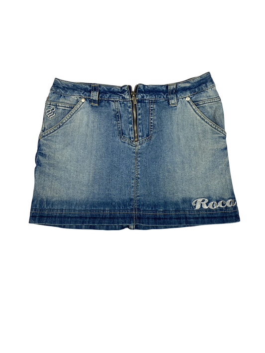 Rocawear Embroider Denim Skirt