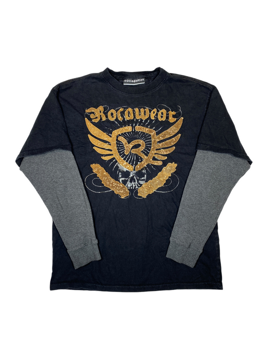 Rocawear Layered Graphic Long-Sleeve