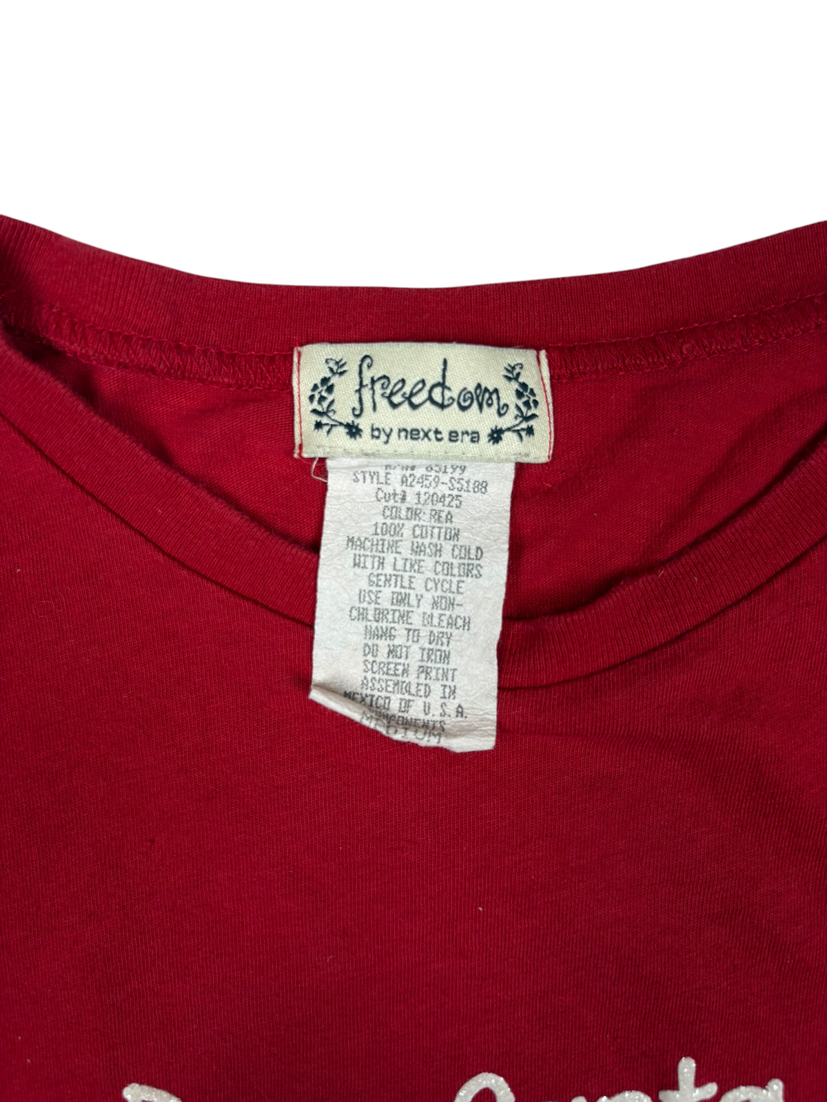 Dear Santa Graphic Baby Tee