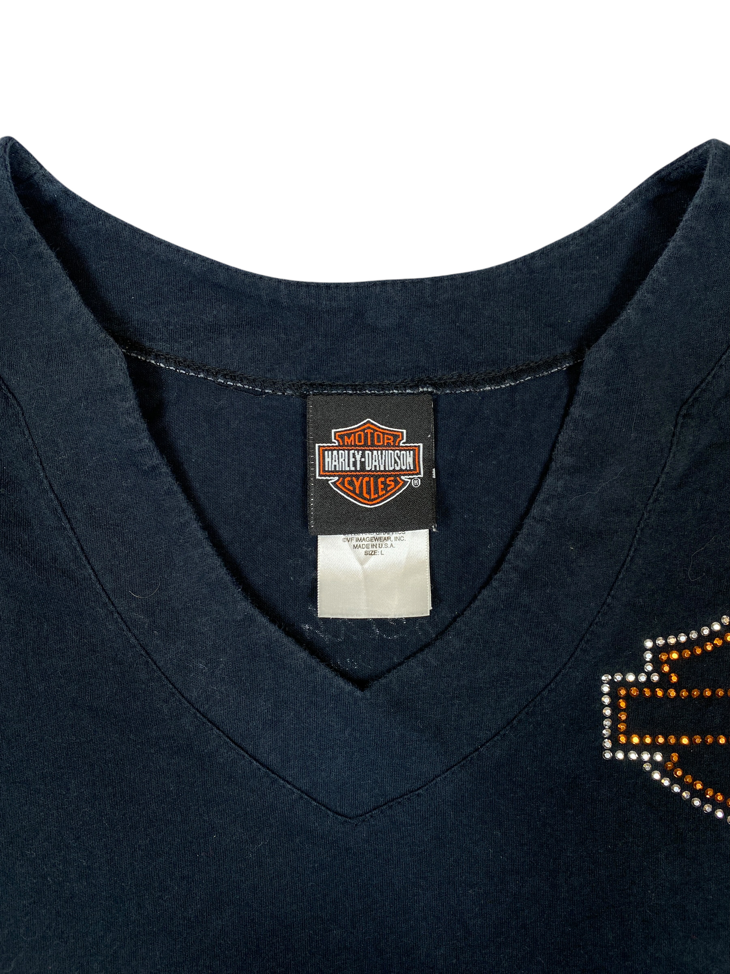 Harley Davidson V Neck Tee