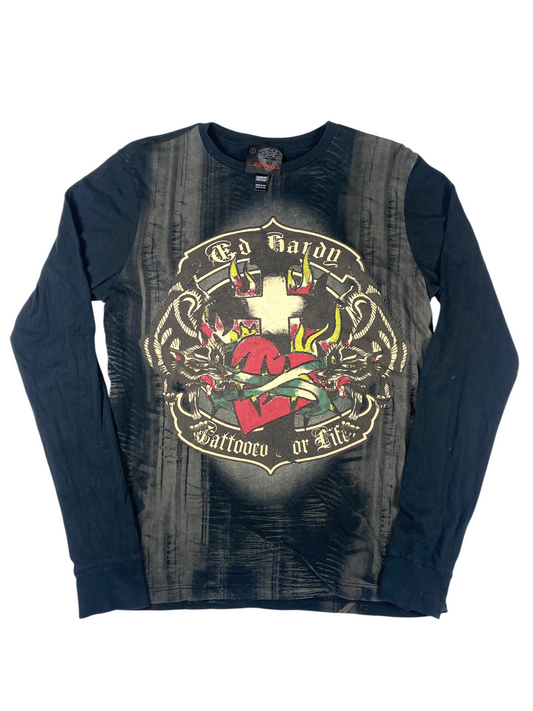 Ed Hardy Parrot Graphic Tee