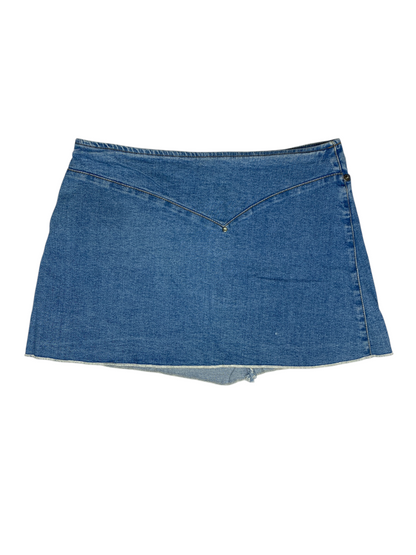 Y2K Denim Jeweled Skirt