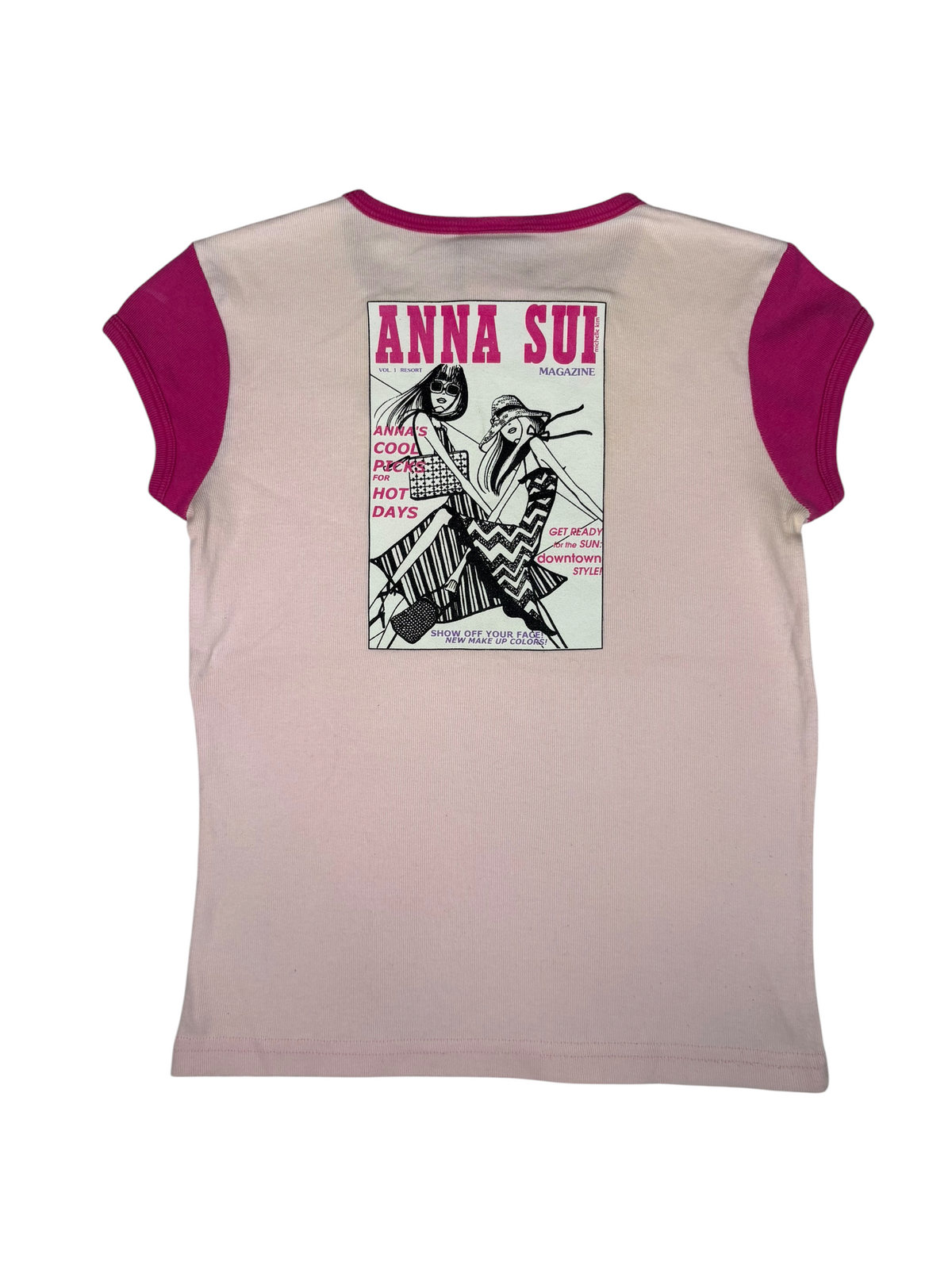 Anna Sui Raglan Graphic Tee