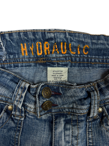 Vintage Straight Double Button Jeans