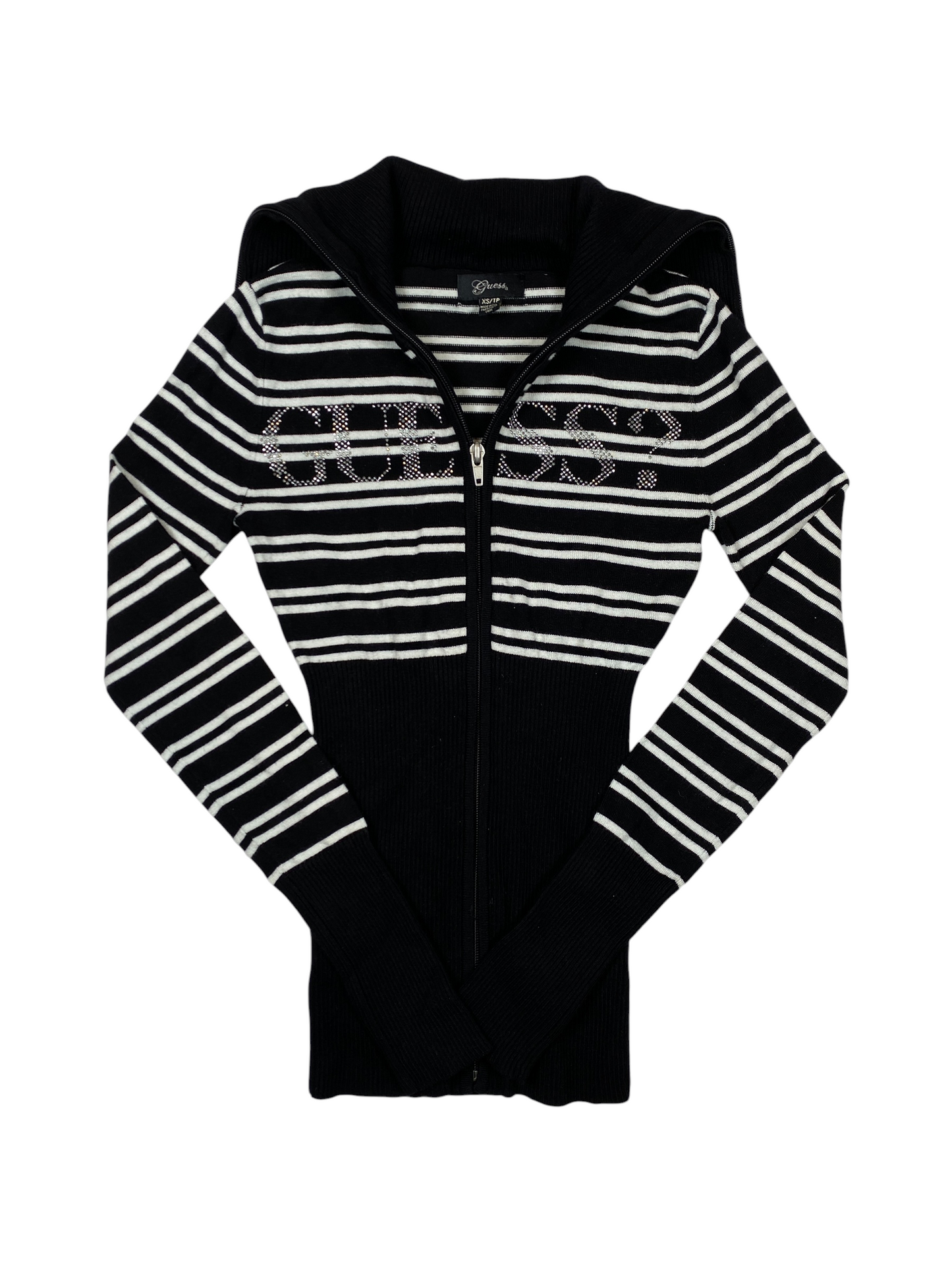Guess Striped Long Sleeve Sweater