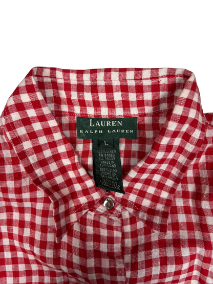 Ralph Lauren Linen Gingham Polo