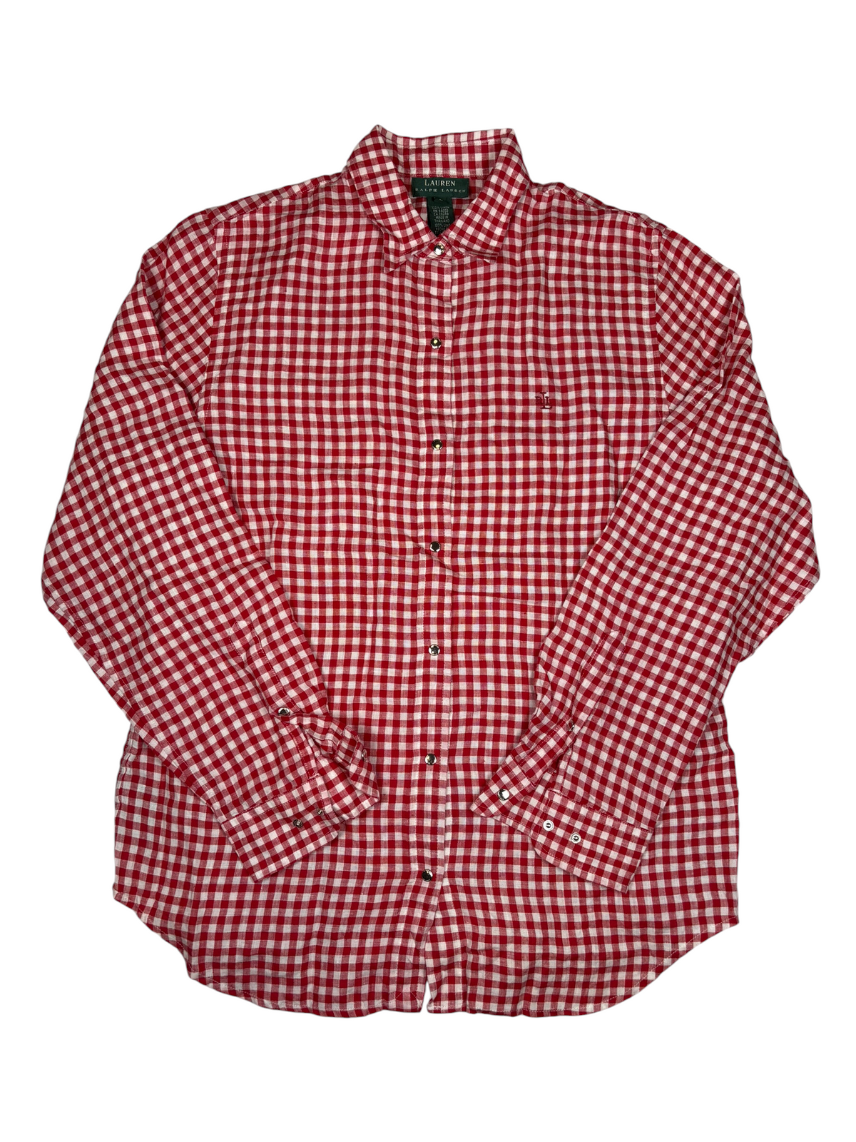 Ralph Lauren Linen Gingham Polo