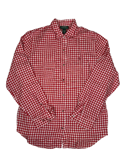 Ralph Lauren Linen Gingham Polo