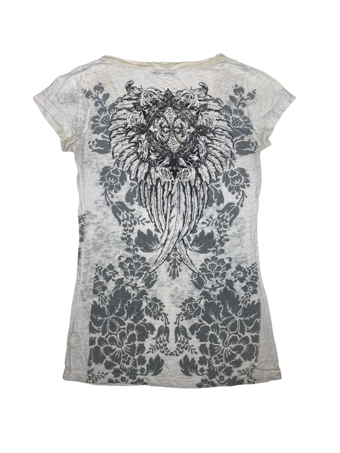 Y2K Angel Wings Graphic Tee