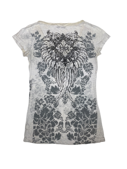 Y2K Angel Wings Graphic Tee