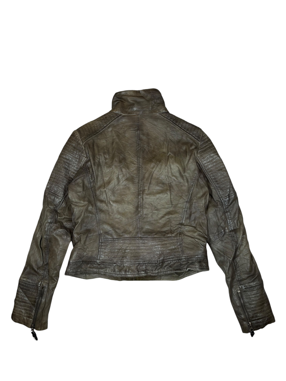 Y2K Biker Leather Jacket
