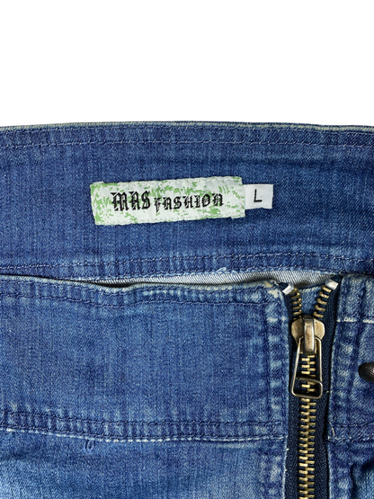 Y2K Studded Denim Skirt