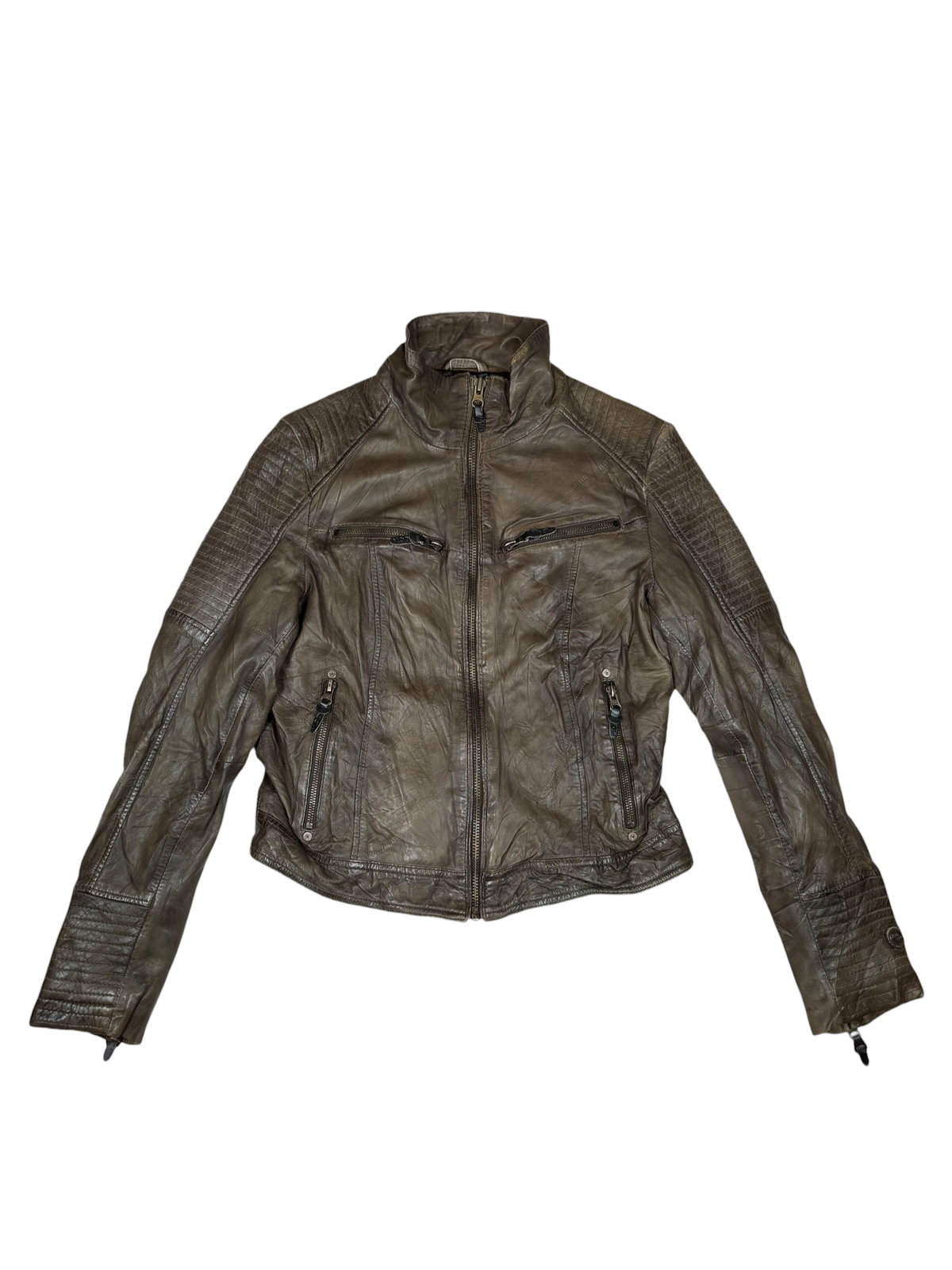 Y2K Biker Leather Jacket
