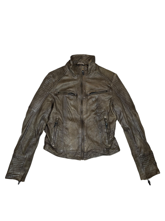 Y2K Biker Leather Jacket
