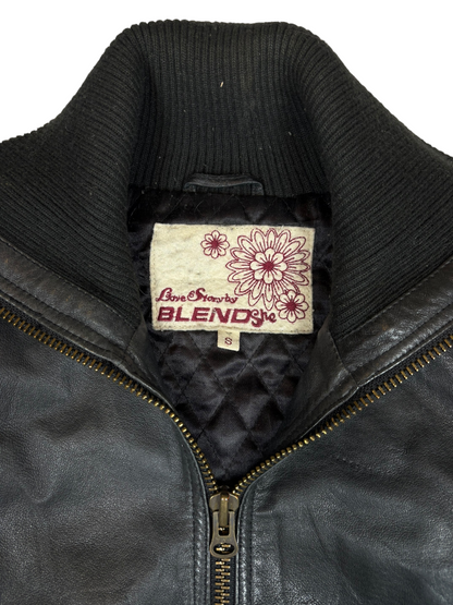 Leather Bomber Jacket