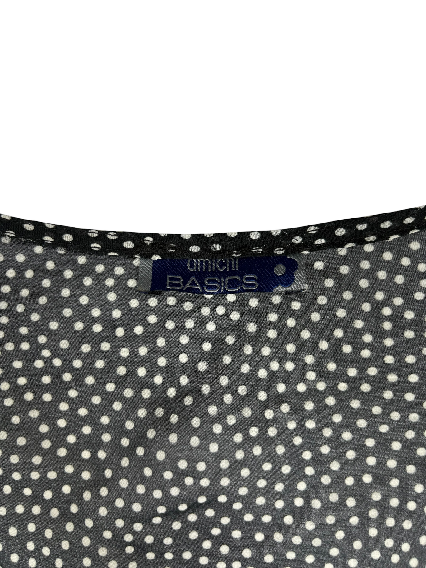 Y2K Polka Dot V-Neck Blouse