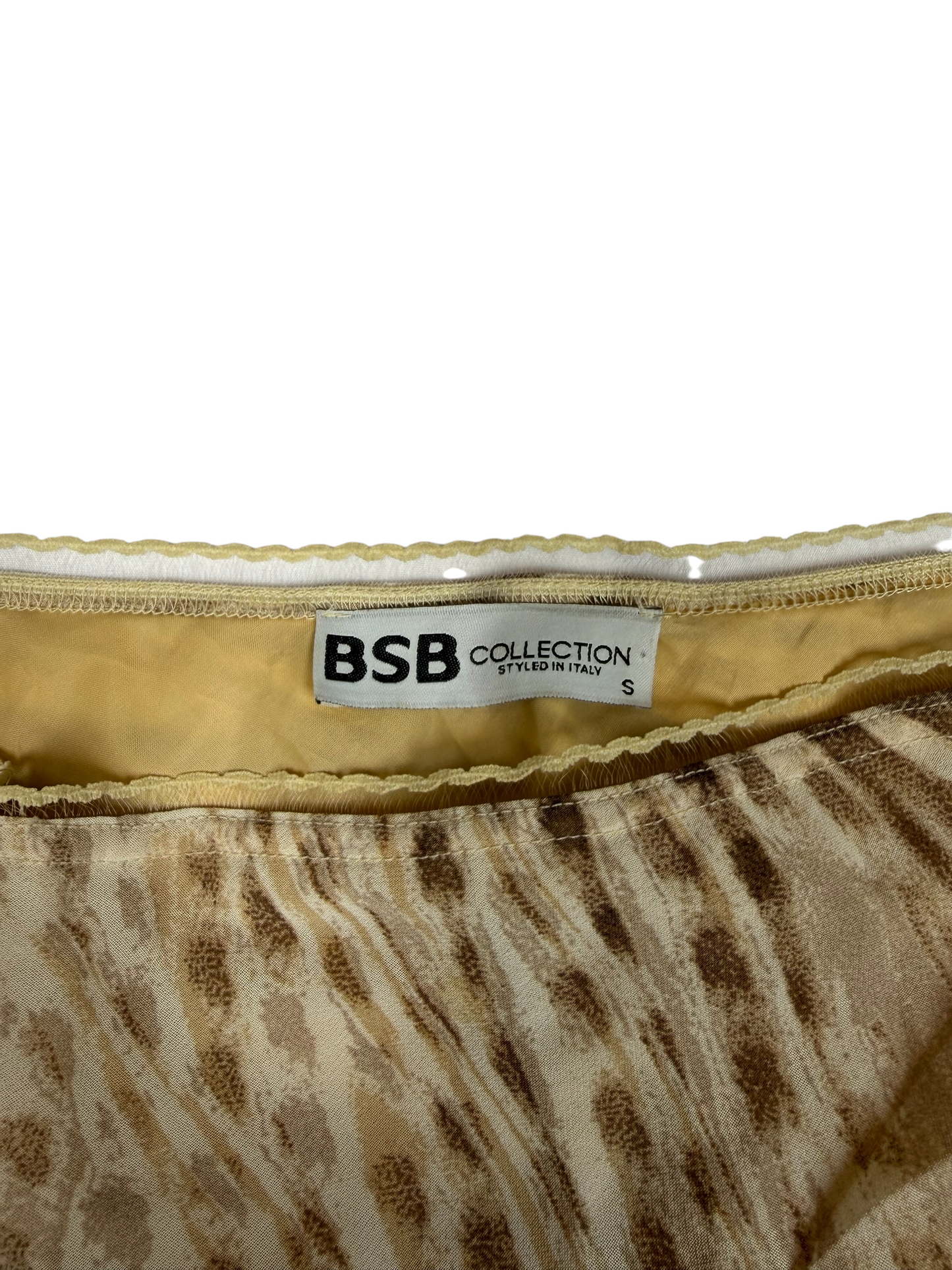 BSB Animal Print Midi Skirt