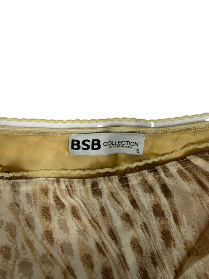 BSB Animal Print Midi Skirt