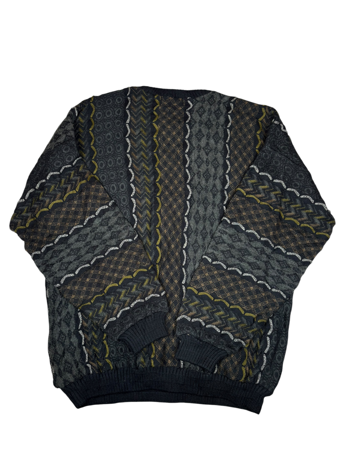 Y2K 3D Knit Textured Sweater
