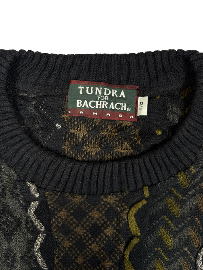 Y2K 3D Knit Textured Sweater