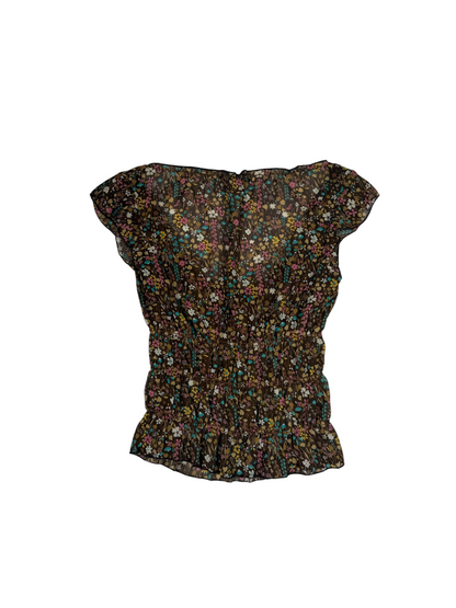Funkadelic Floral Short Sleeve Blouse