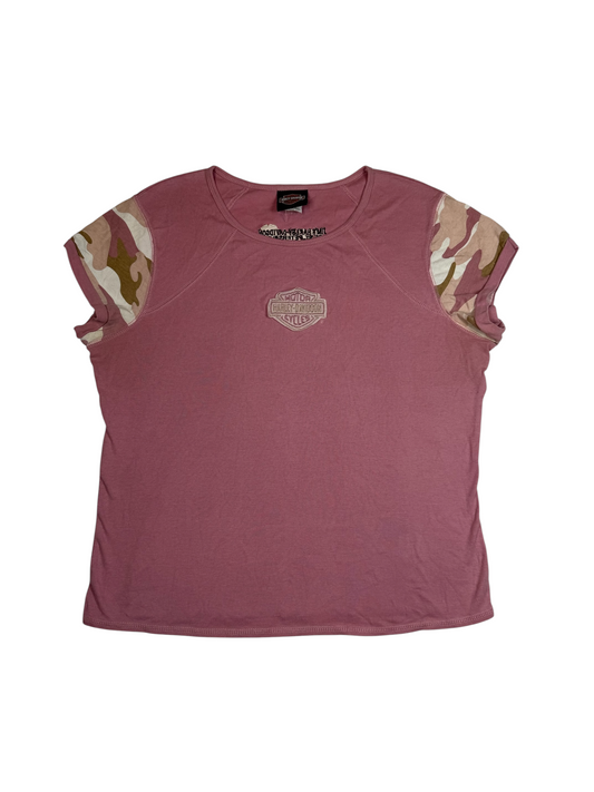 Harley Davidson Pink Camo Tshirt