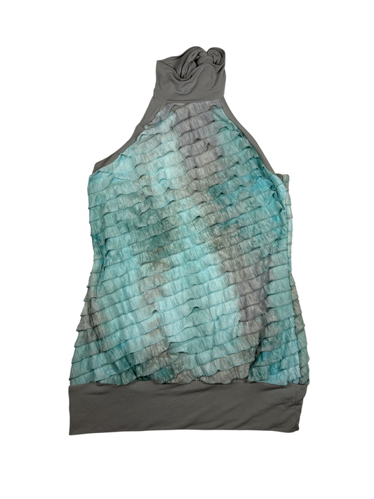 Y2K Ruffle Halter Top