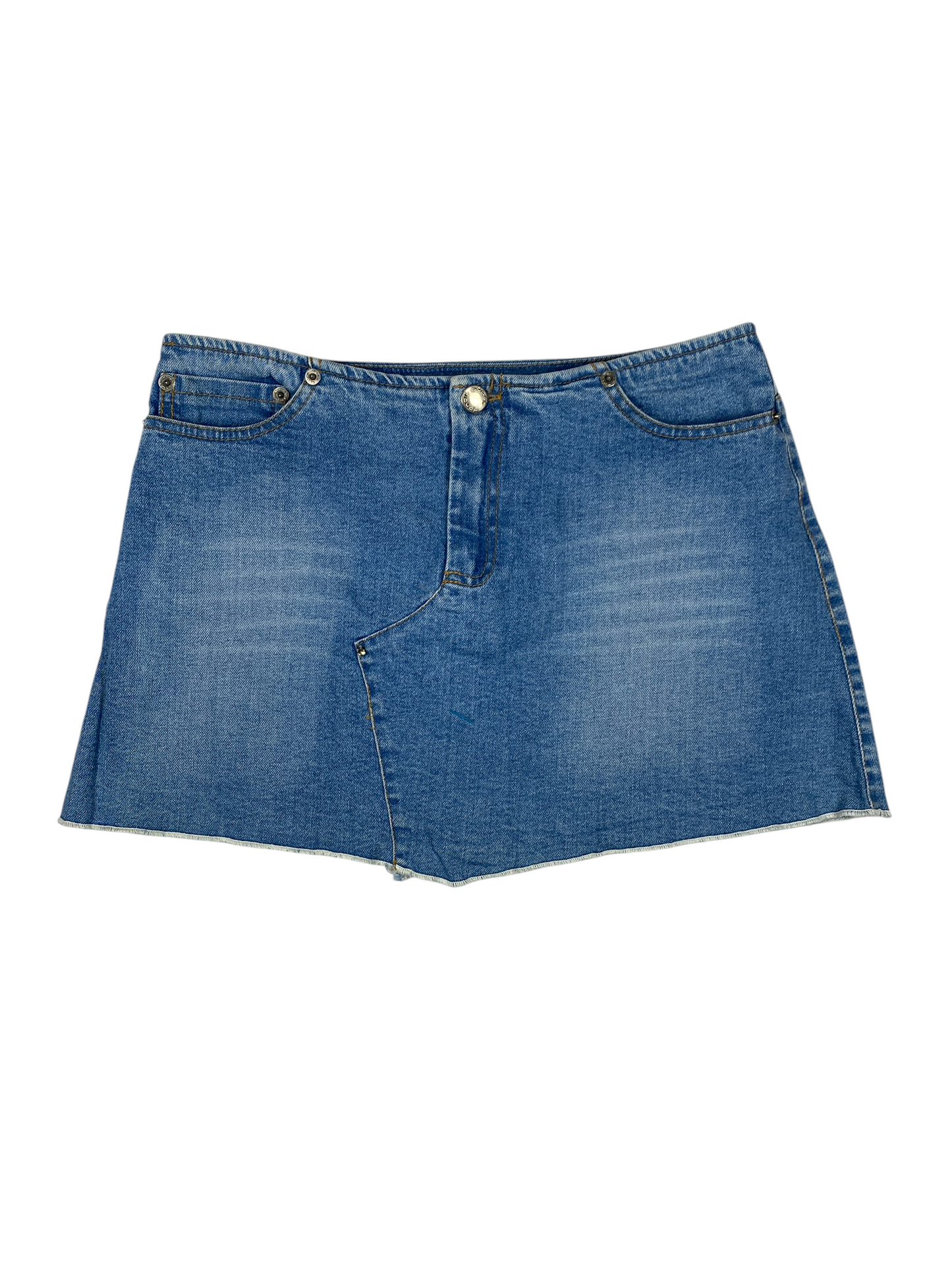 Y2K Denim Jeweled Skirt