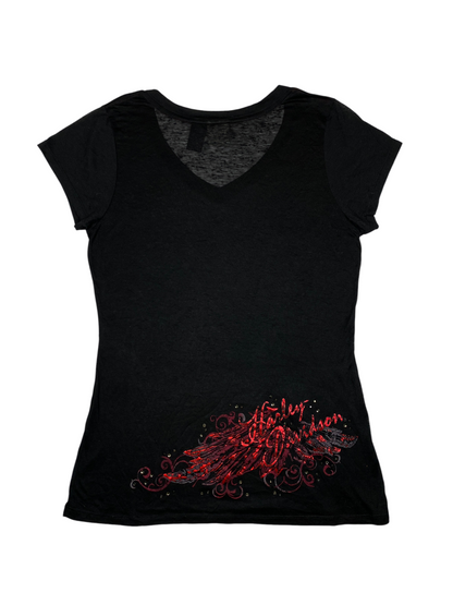 Harley Davidson Heart Wings Graphic Tee