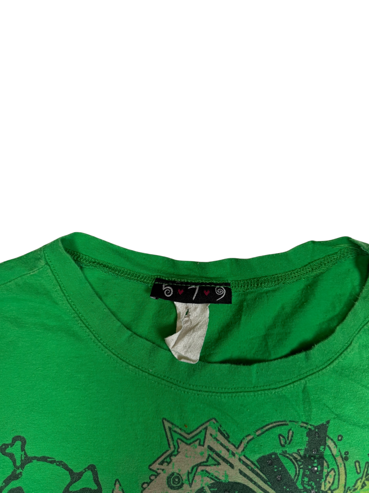 579 Green Y2K Fitted Tshirt