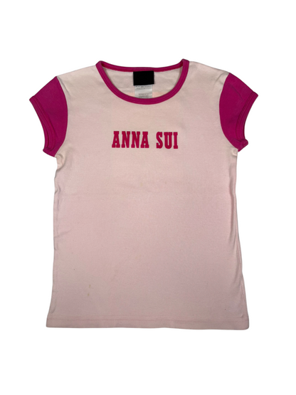 Anna Sui Raglan Graphic Tee