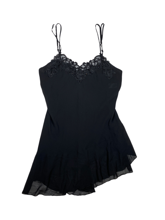 Y2K Asymmetrical Beaded Dress