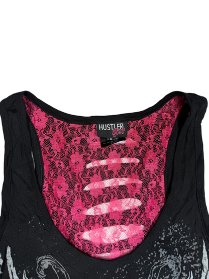Hustler Honey Lace Detailing Tank