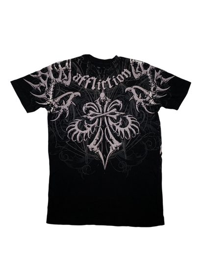 Vintage Affliction Cross Graphic Tee