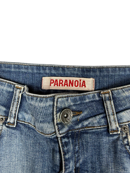 Paranoia Denim Mini Skirt
