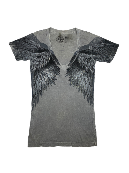 Vintage Affliction Wings Graphic Tee