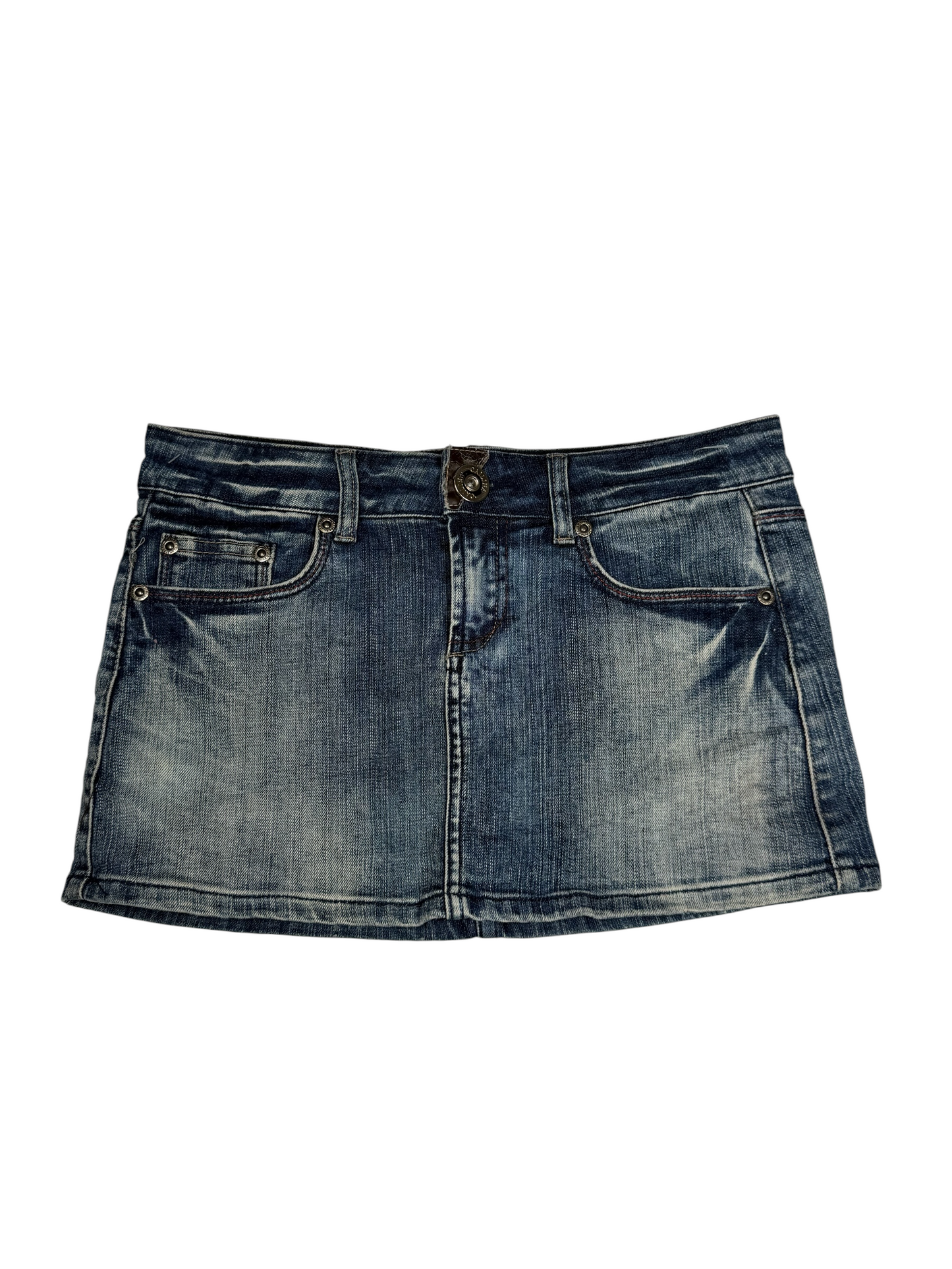 Paranoia Denim Mini Skirt