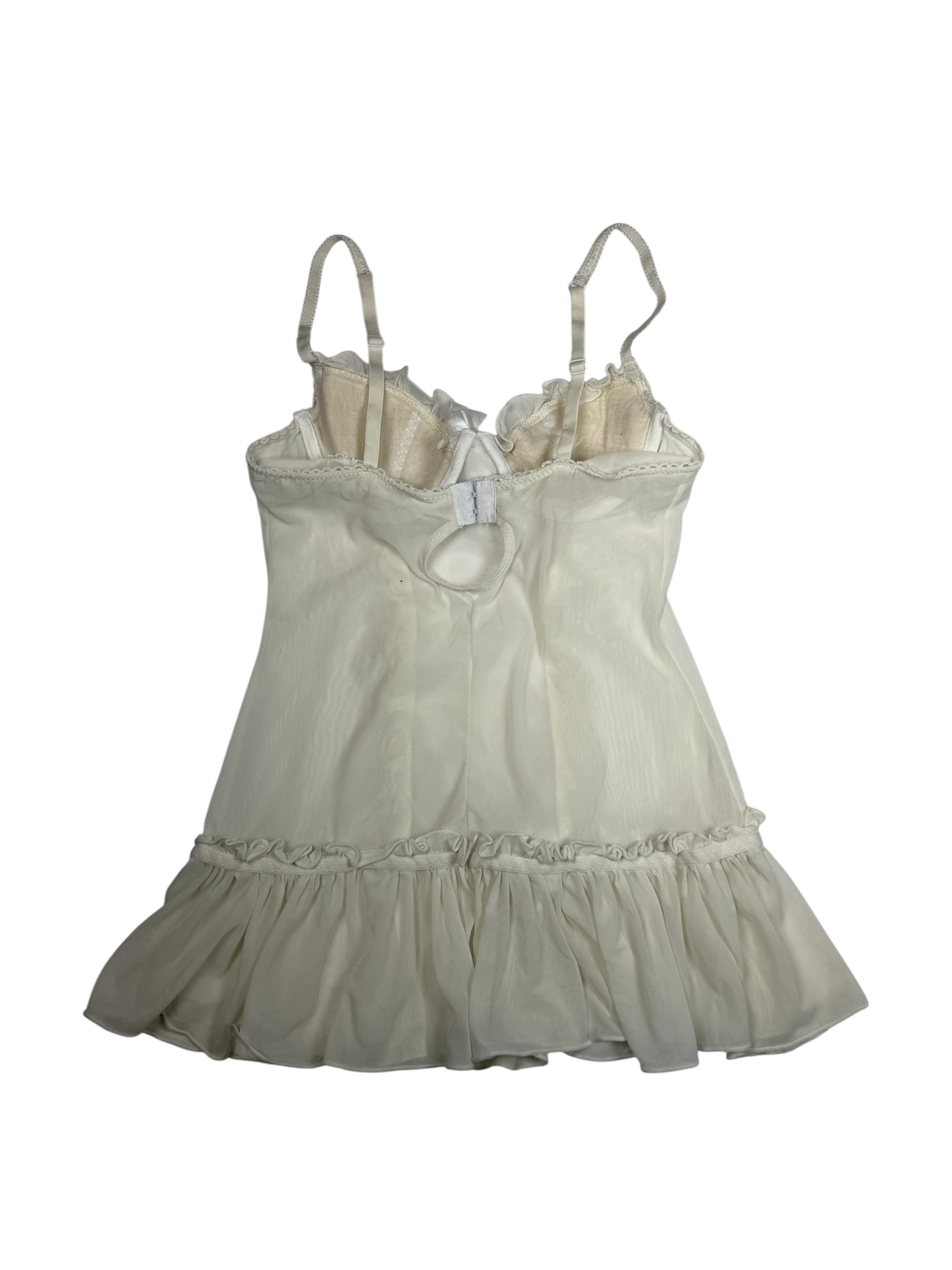Babydoll White Slip Top