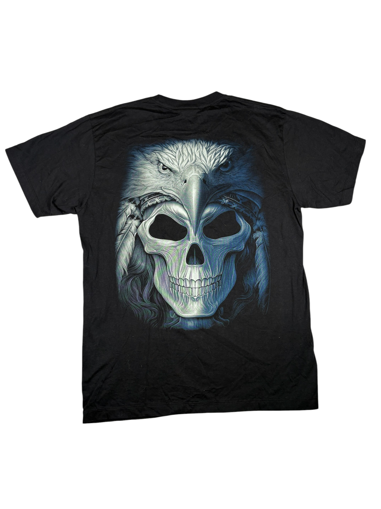 Y2K Skull Motorcycle Graphic Tee