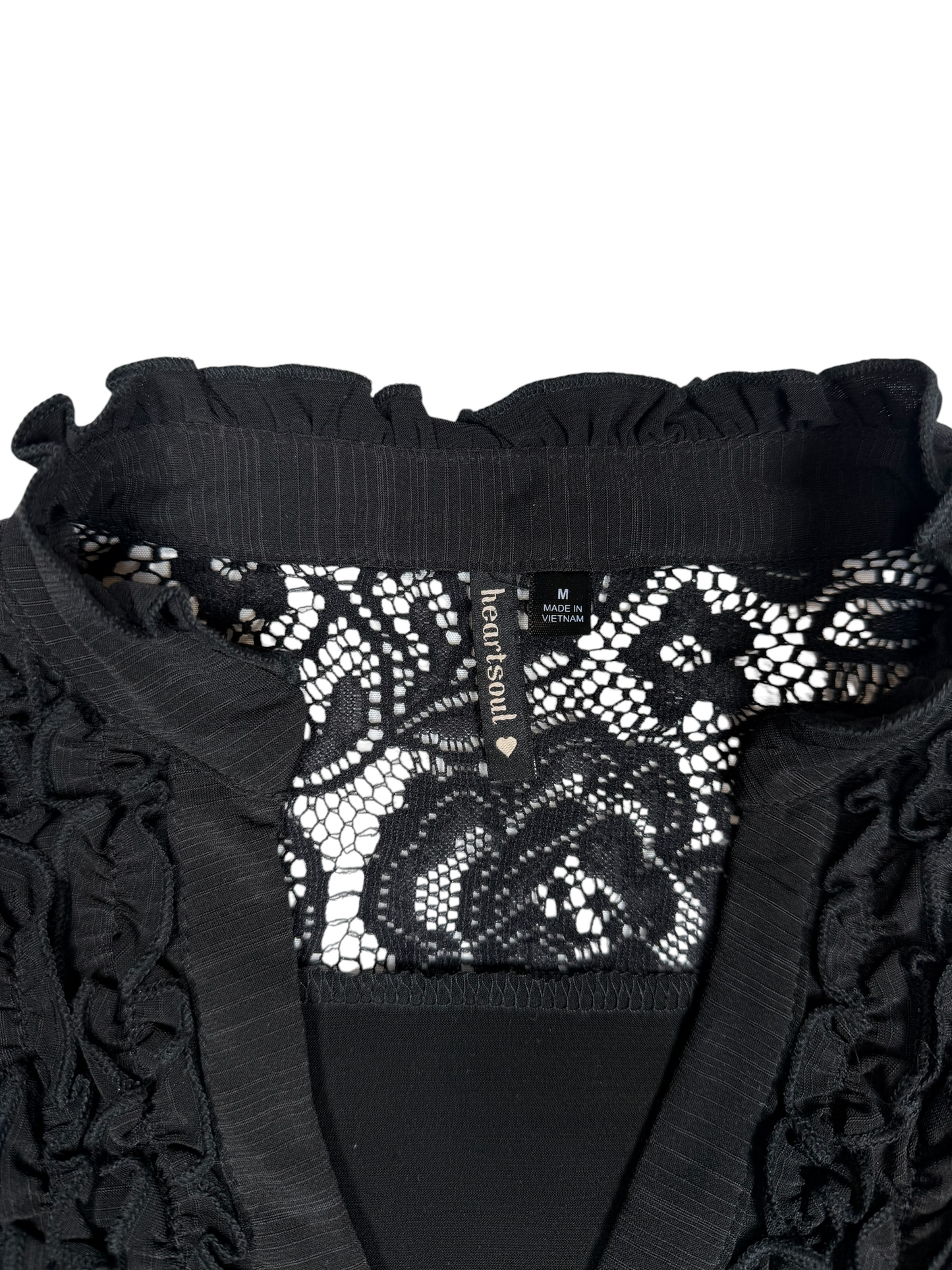 Heartsoul Black Polo Top