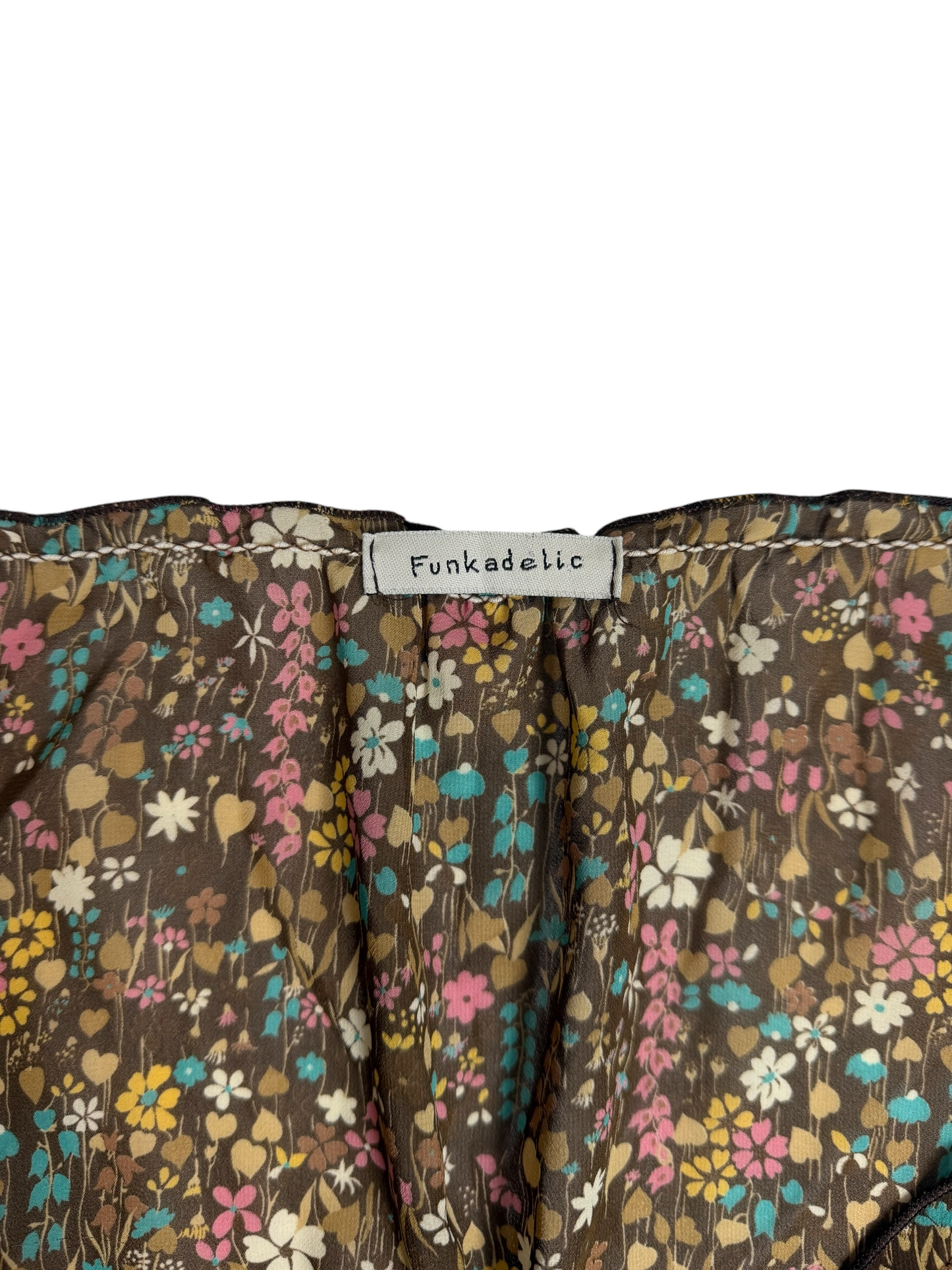 Funkadelic Floral Short Sleeve Blouse