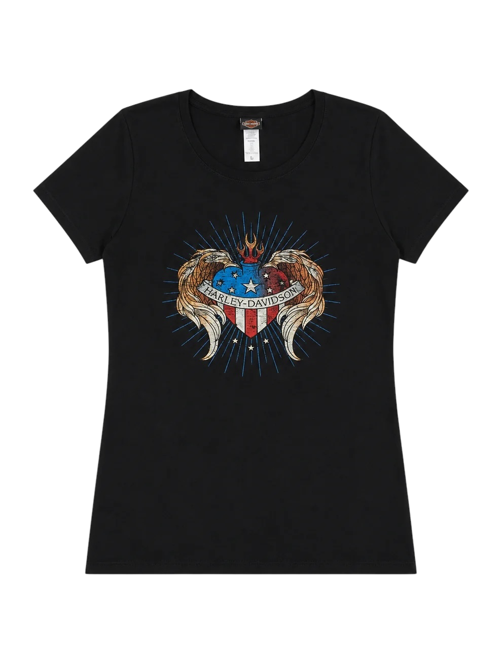 Harley Davidson Sacred Heart Graphic Tee