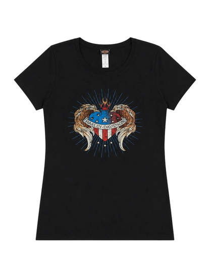 Harley Davidson Sacred Heart Graphic Tee