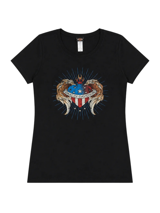 Harley Davidson Sacred Heart Graphic Tee
