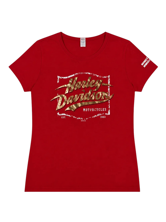 Harley Davidson Gold Logo T-shirt