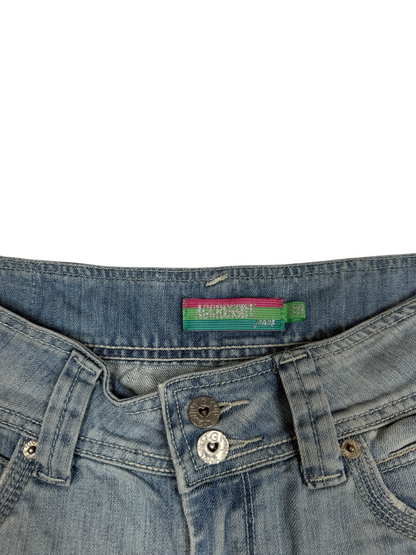 Aggressive Jeans Denim Micro Shorts