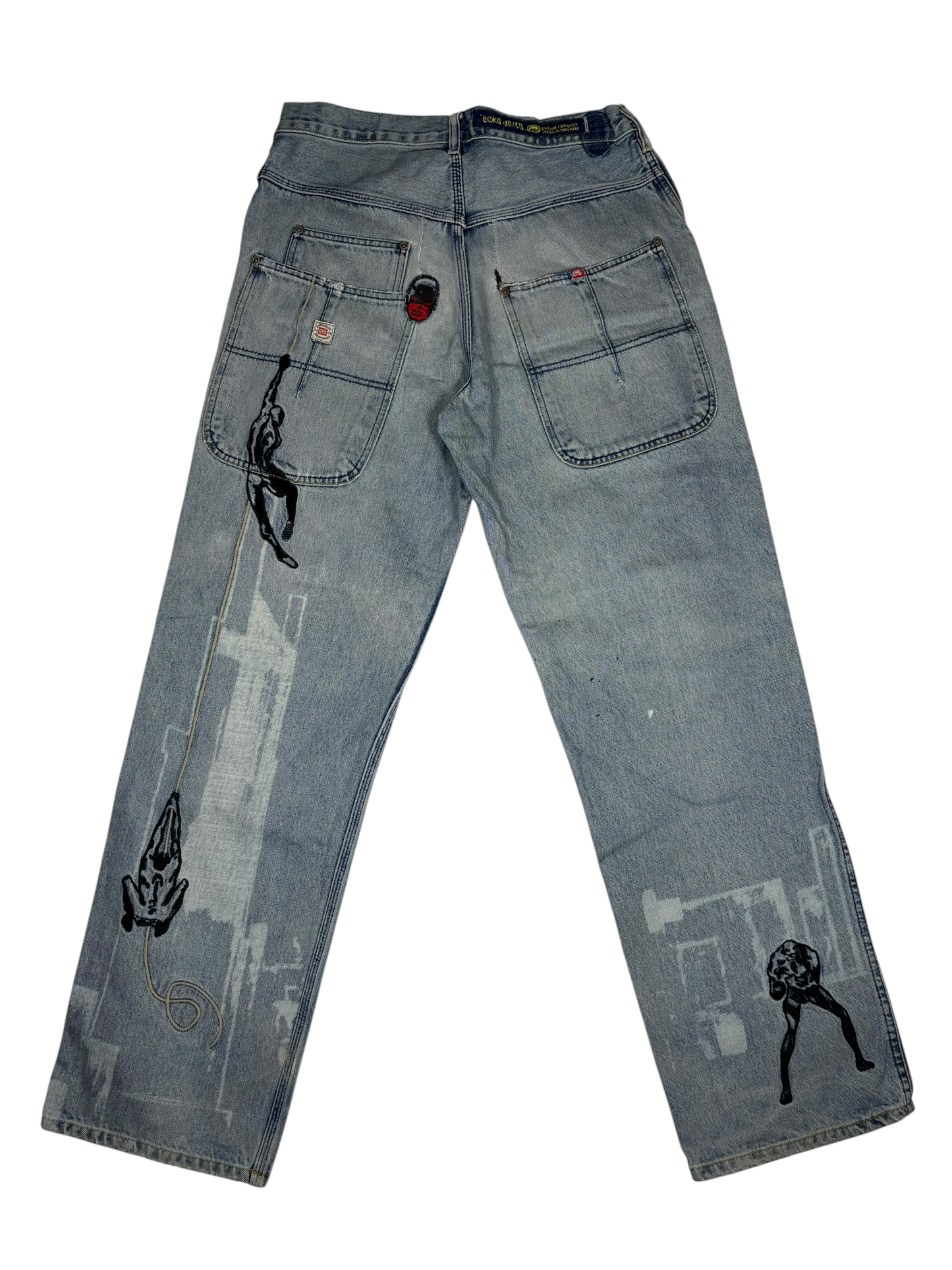 Eckō Unltd. Embroidered Graphic Denim Jeans