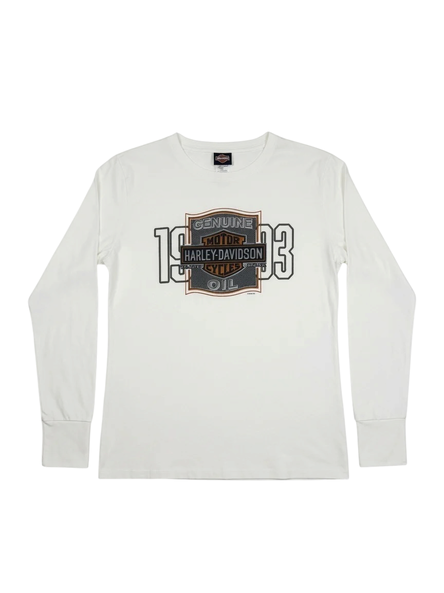 Harley Davidson White Long Sleeve