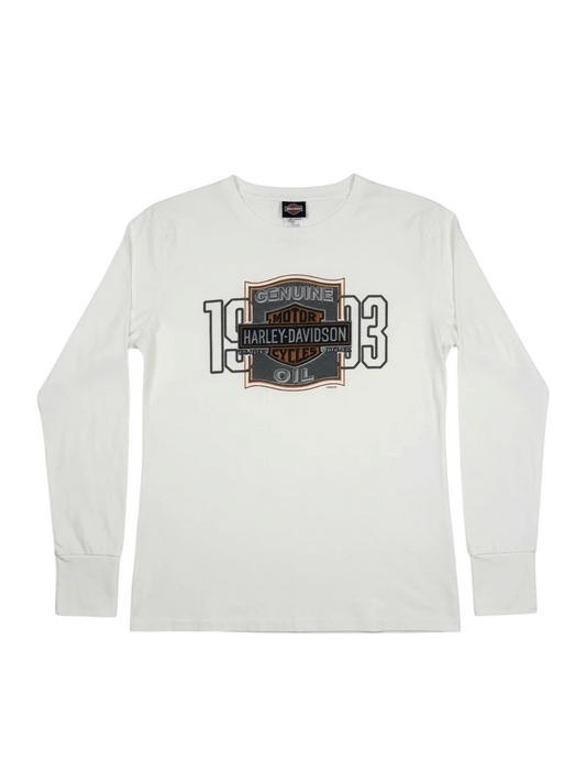 Harley Davidson White Long Sleeve