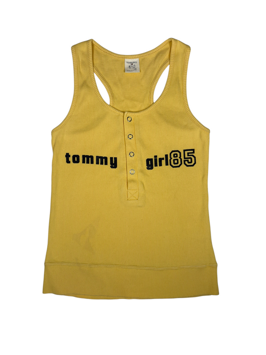 Vintage Tommy Girl Racerback Ribbed Tank